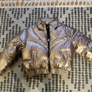 Allsaints Mika Metallic Puffer coat